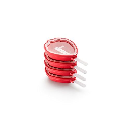 Die beste eisform lekue in erdbeerform silikon rot 4 stueck Bestsleller kaufen