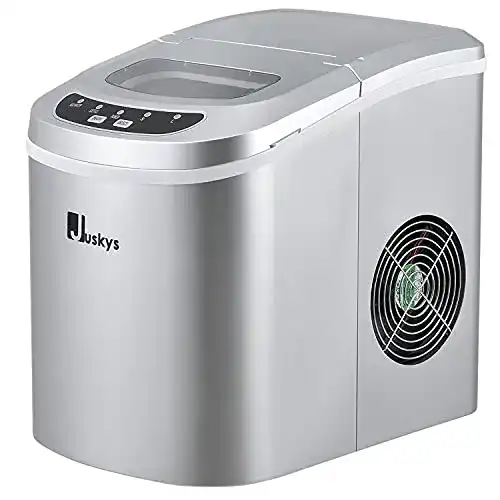 Eiswürfelmaschine Juskys IcyCube, 12 kg/24 Std., 2,4 L Wassertank