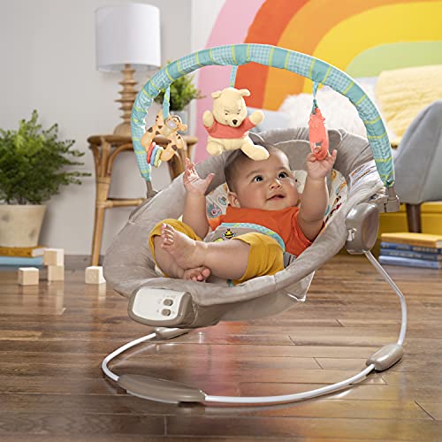Elektrische Babywippe Bright Starts, Disney Baby, mit Vibrationen