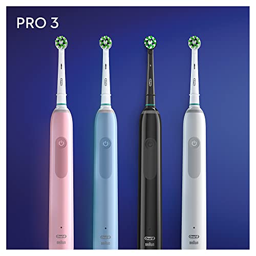 Elektrische Zahnbürste Oral-B PRO 3 3900, Doppelpack, 3 Putzmodi