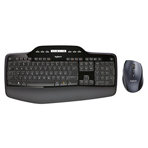 Ergonomische Tastatur Logitech MK710 Kabellos Tastatur-Maus