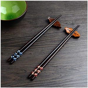Essstäbchen hopewey 2 Paar Set Japanische Natur Chopsticks