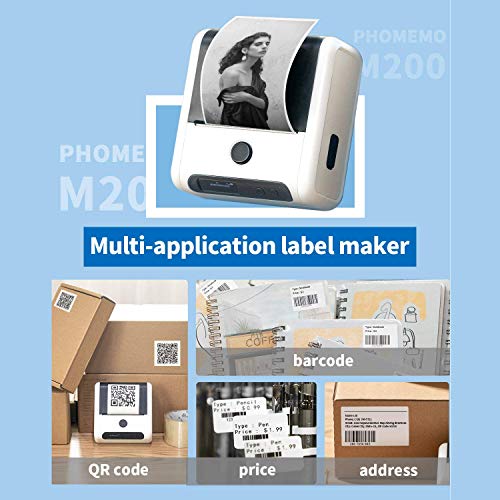 Etikettendrucker Phomemo M200 Bluetooth 3 Zoll 80 mm Tragbar