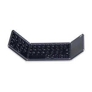 Faltbare Tastatur AURTEC Faltbare Bluetooth-Tastatur, Touchpad