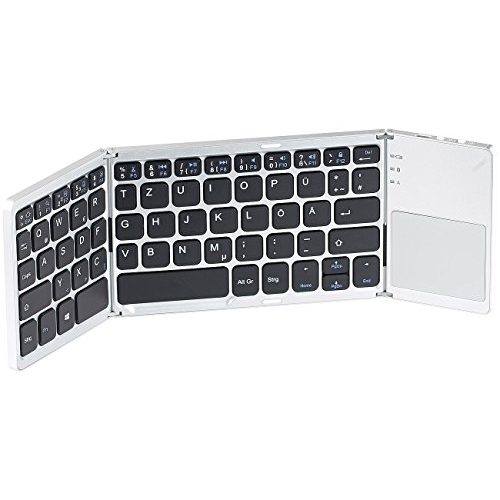 Die beste faltbare tastatur generalkeys klapp tastatur bluetooth touchpad Bestsleller kaufen