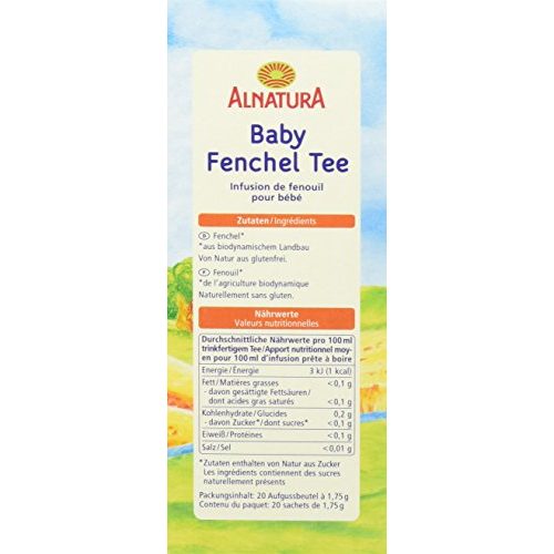 Fencheltee Alnatura Bio Baby-Fenchel-Tee, 8er Pack (8 x 35 g)