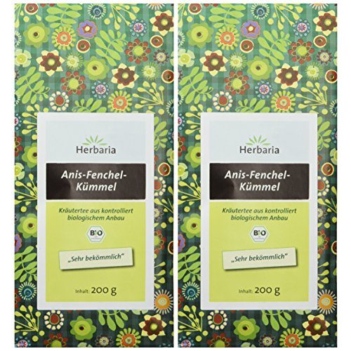 Fencheltee Herbaria Anis-Fenchel-Kümmel-Tee (2x 200 g)