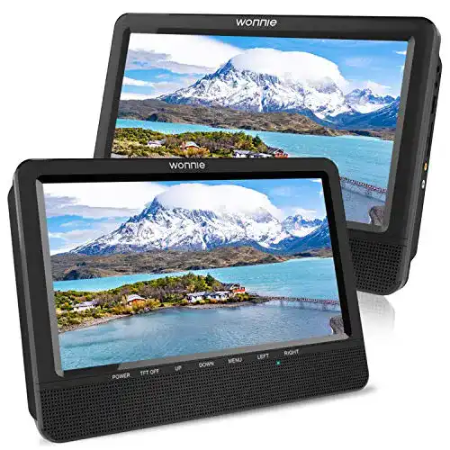Fernseher mit DVD-Player integriert WONNIE 10,5″ Tragbar