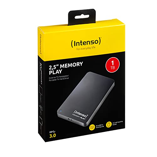 Festplattenrecorder Intenso 6021460 Memory Play 1TB extern