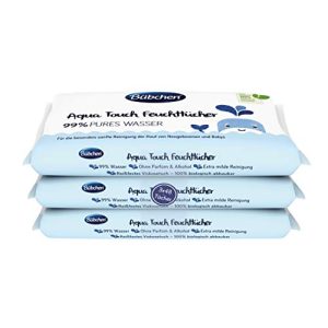 Feuchttücher Bübchen Aqua Touch, Pflegetücher, 3 x 48 Stück