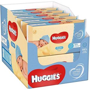 Feuchttücher Huggies Pure, sensitive Baby-, 10 x 56 Tücher