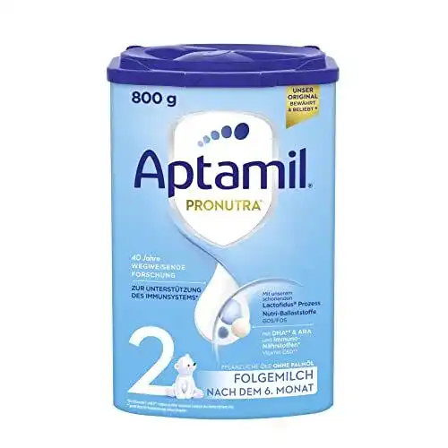 Die beste Folgemilch Aptamil Pronutra 2, nach dem 6. Monat, 800 g 2026 Test Bestseller Folgemilch Aptamil Pronutra 2, nach dem 6. Monat, 800 g