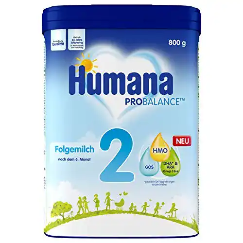 Die beste Folgemilch Humana 2, nach dem 6. Monat, Pulver, 800 g 2026 Test Bestseller Folgemilch Humana 2, nach dem 6. Monat, Pulver, 800 g