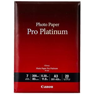 Fotopapier A3 Canon PT-101 Pro Platinum Fotopapier, 20 Blatt
