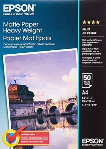 Die beste fotopapier epson c13s041256 matte heavyweight papier 50 blatt Bestsleller kaufen