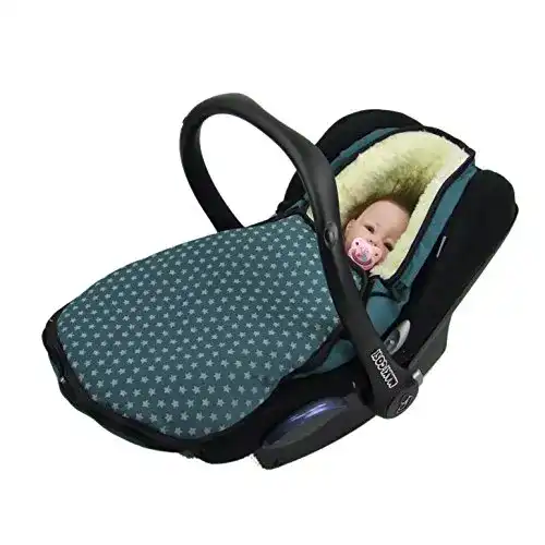 Fußsack Babyschale BambiniWelt24 BAMBINIWELT Winterfußsack