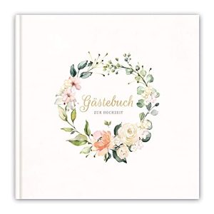 Gästebuch LifeDesign Hochzeitsbuch, zur Hochzeit, 21x21cm