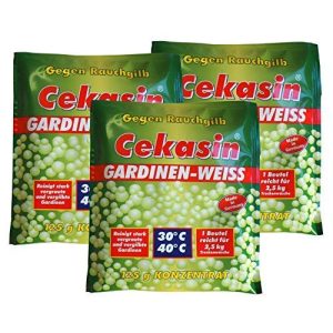 Gardinenwaschmittel Preisjubel 20 x Cekasin Gardinen-Weiss
