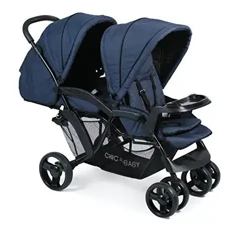 Geschwisterwagen CHIC 4 BABY 273 52 Doppio, blau