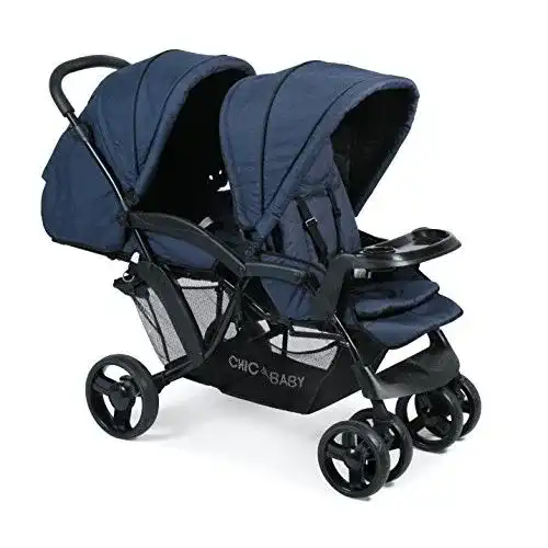 Geschwisterwagen CHIC 4 BABY 273 52 Doppio, blau