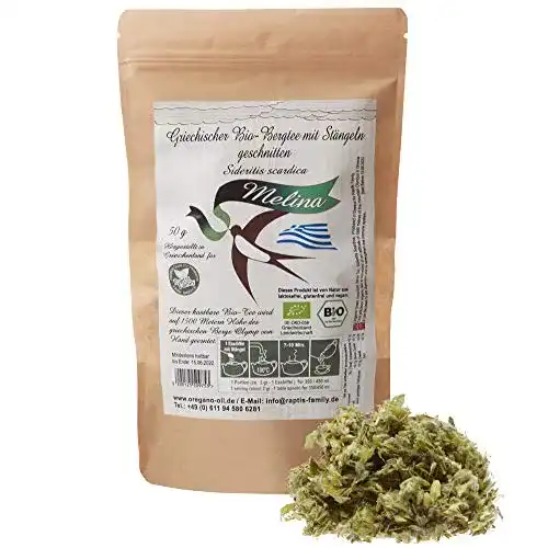 Griechischer Bergtee Athina Melina BIO aus dem Olymp, 10 x 50 g