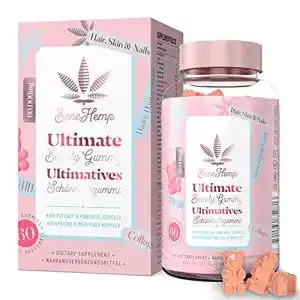 Haar-Gummibärchen Bene hemp Haar Vitamin Gummies, 1 Monat