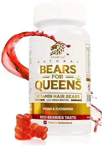 Haar-Gummibärchen GreenLions ® BEARS FOR QUEENS
