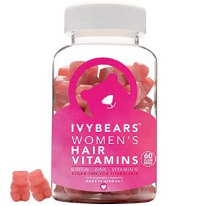 Haar-Gummibärchen IvyBears Haar Vitamine, pink, 60 Stück