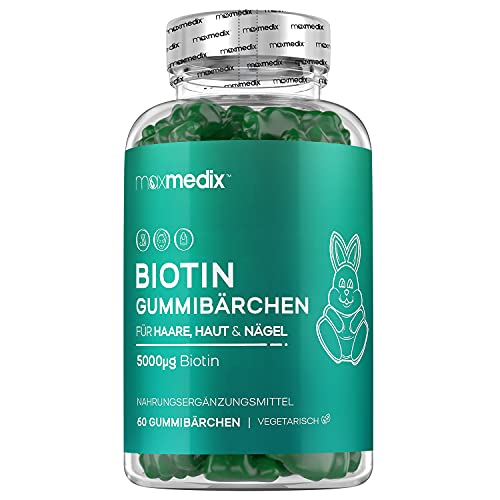 Haar-Gummibärchen MaxMedix Biotin Gummibärchen, 60 Stck.