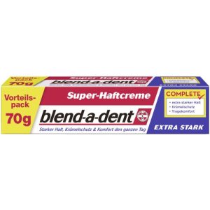 Haftcreme Blend-a-dent Super- extra stark 70g, 3er Pack (3 x 70 g)