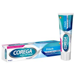 Haftcreme Corega Ultra Frisch für Zahnersatz/dritte Zähne, 1x40g