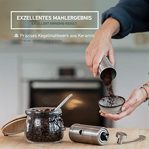 Hand-Kaffeemühle Groenenberg, manuell mit Kegelmahlwerk
