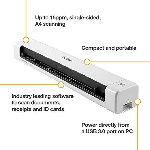 Handscanner Brother DS-640 Mobile Scanner, A4, USB