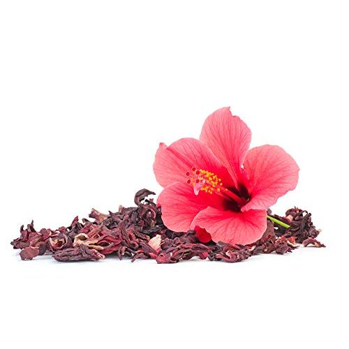Hibiskustee Mynatura Bio Hibiskusblüten 500g, Ganze Blüten