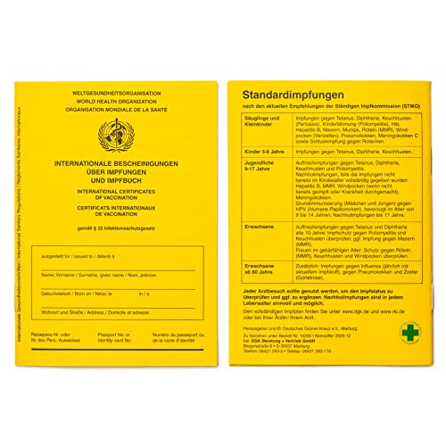 Impfpass Weidebach Standard, Neue Ausgabe Version 2021