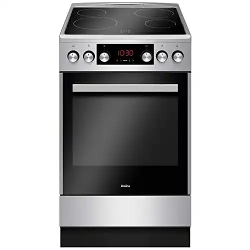 Induktions-Standherd Amica SHI 905 100 E, 50er Breite, Edelstahl
