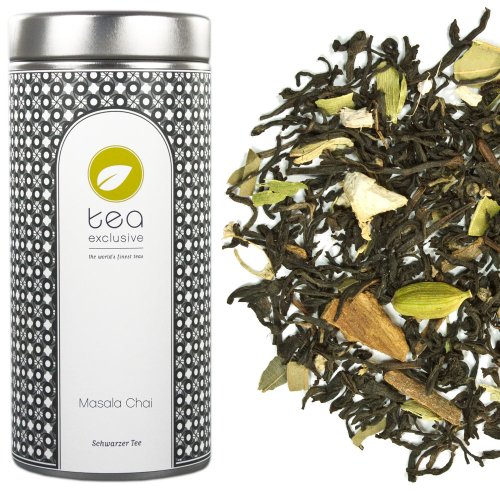 Die beste ingwertee tea exclusive masala chai schwarzer tee dose 100g Bestsleller kaufen