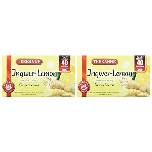 Ingwertee Teekanne Ingwer-Lemon, 2er Pack (2 x 120 g)