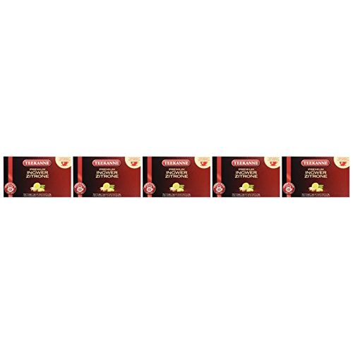 Ingwertee Teekanne Premium Ingwer Zitrone, 5er Pack (5 x 35 g)