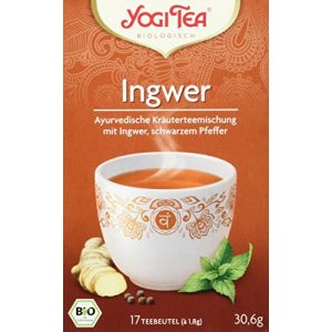 Ingwertee Yogi Tea Ingwer Bio, 3er Pack (3 x 31 g)