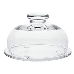 Käseglocke Altom Glashaube Käsebehalter mit Glasdeckel
