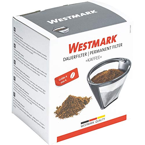 Kaffeefilter Westmark Dauer-, für 8-12 Tassen Kaffee, Filtergröße 4