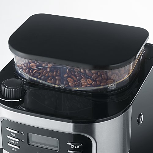 Kaffeemaschine mit Mahlwerk SEVERIN, mit Glaskanne und Timer