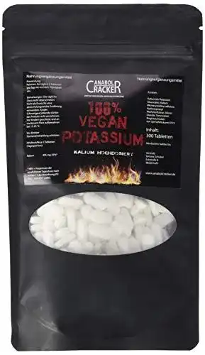 Kalium 300 TABLETTEN -, 100% Vegan Potassium Gluconat