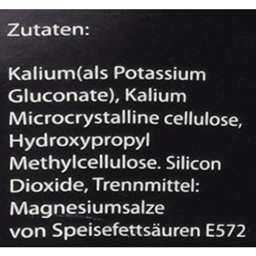 Kalium 300 TABLETTEN -, 100% Vegan Potassium Gluconat