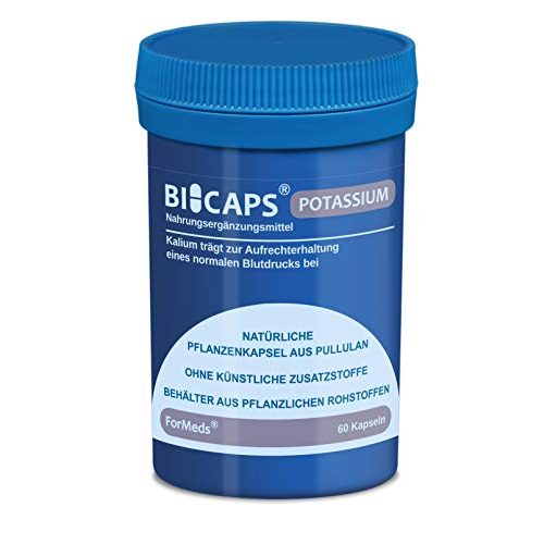 Die beste kalium formeds bicaps potassium citrat 1000 mg 60 kapseln Bestsleller kaufen