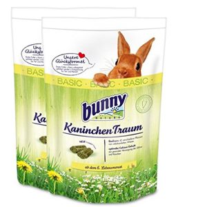 Kaninchenfutter 2 x 4 kg = 8 kg Bunny Kaninchen Traum Basic