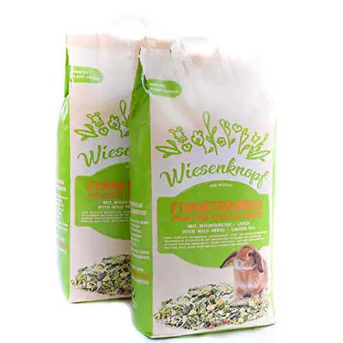 Kaninchenfutter grünhopper Wiesenknopf Strukturfutter 15kg