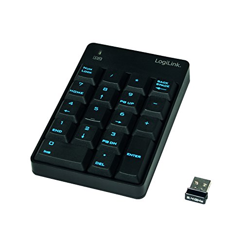 Die beste keypad logilink id0120 kabelloses ziffernblock 18 tasten black Bestsleller kaufen