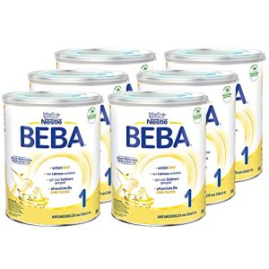 Kindermilch BEBA Nestlé 1 Anfangsmilch, 6 x 800g